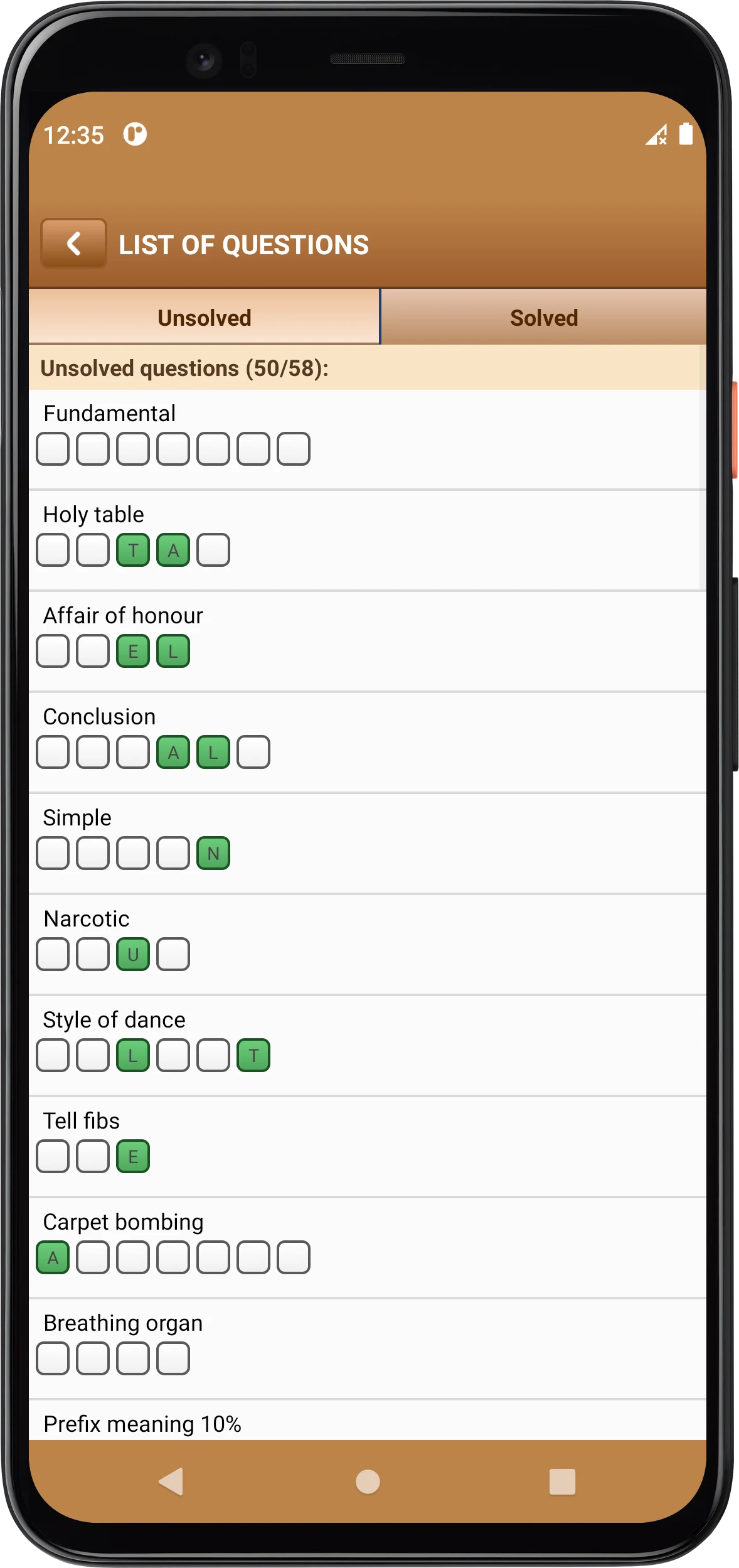 Scanword Fan screenshot
